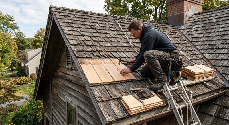Wood Shingles Repair in Larchmont, NY